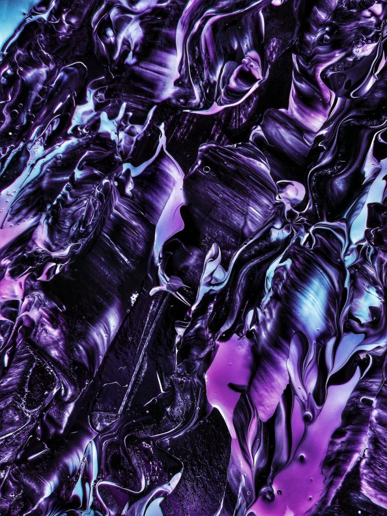 close up photo of purple abstract painting