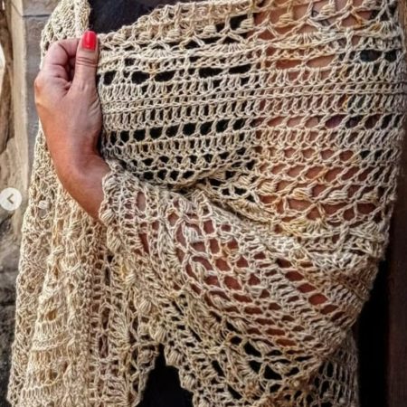 crochet shawl step by step