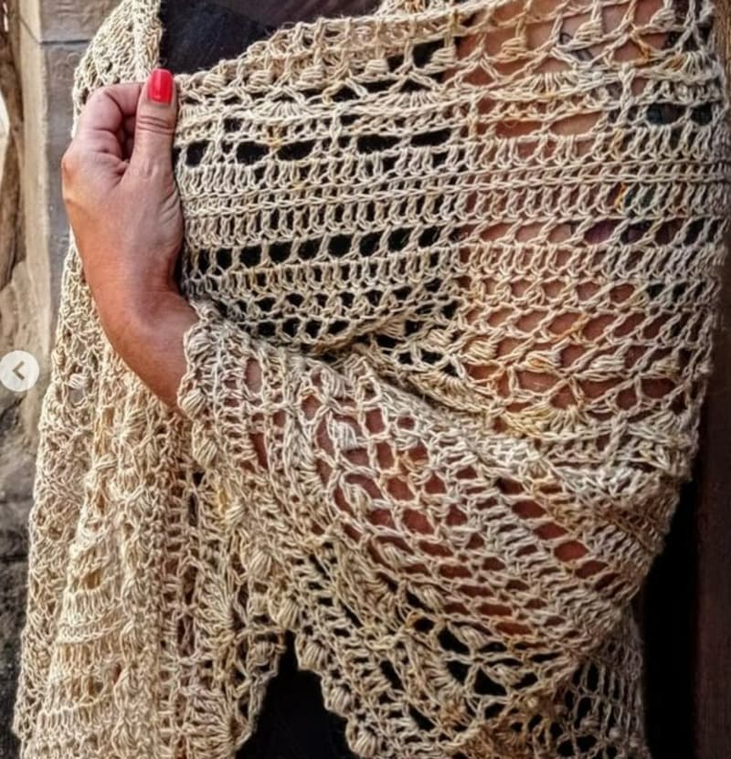 crochet shawl step by step