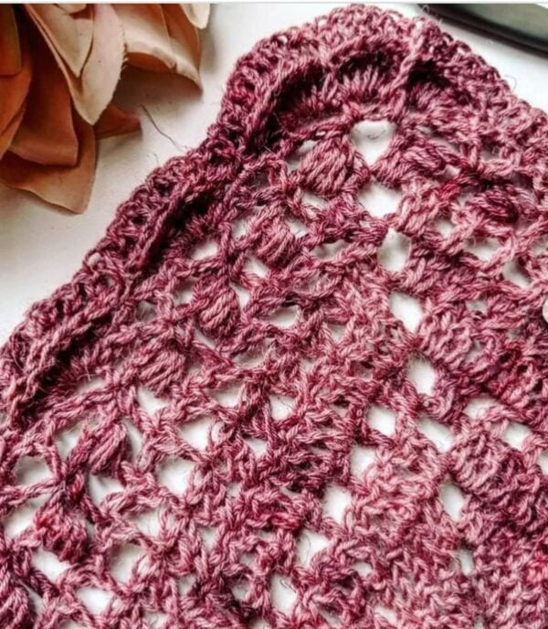 chal triangular crochet
