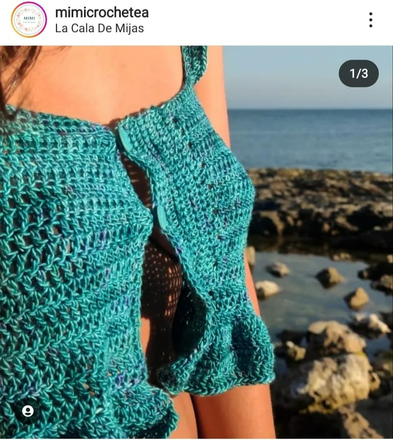 Top crochet verano