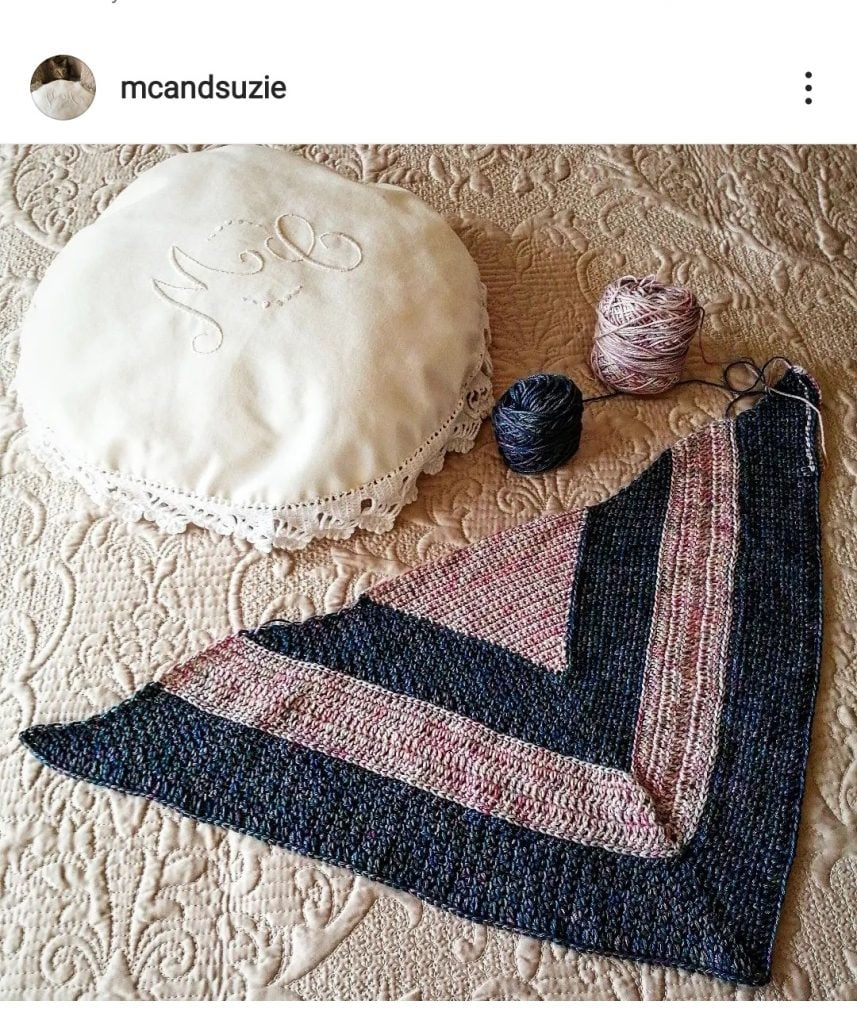 Chal triangular crochet
